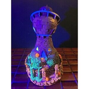 Hawthorne Village Nightmare Before Xmas Dr. Finkelstein's Lab Blacklight Ed